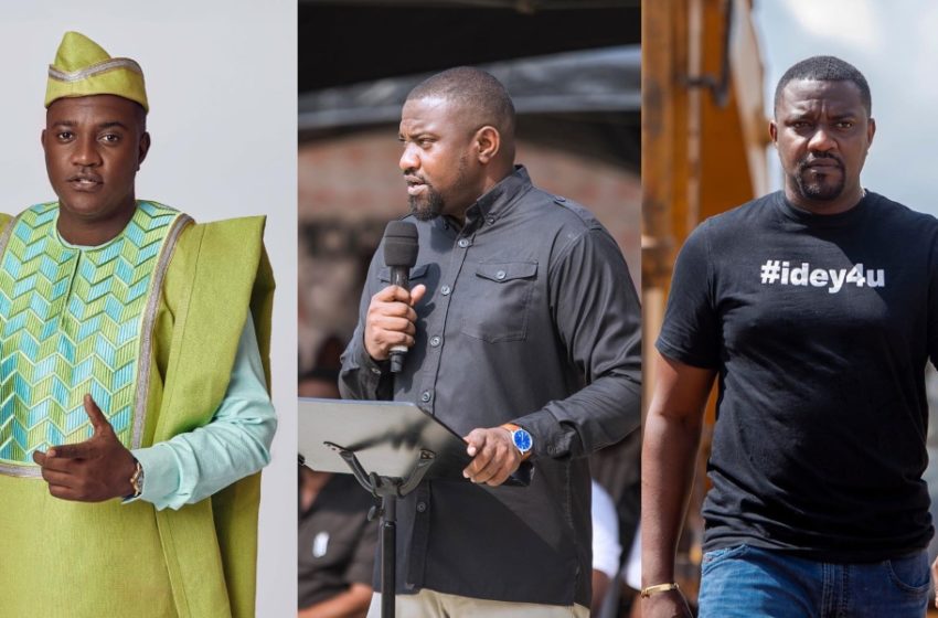 John Dumelo Sets Record As He Becomes The 1st Person to Arrive At Voter Registration Center (See Photo)