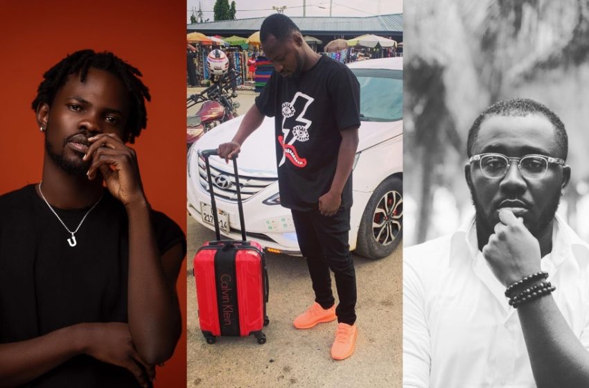 She_loves_Stonebwoyb, Kontihene And Fameye Surprise Funny Face As They Buy 200 Copies Of His Animal Kingdom Album (Watch Video)