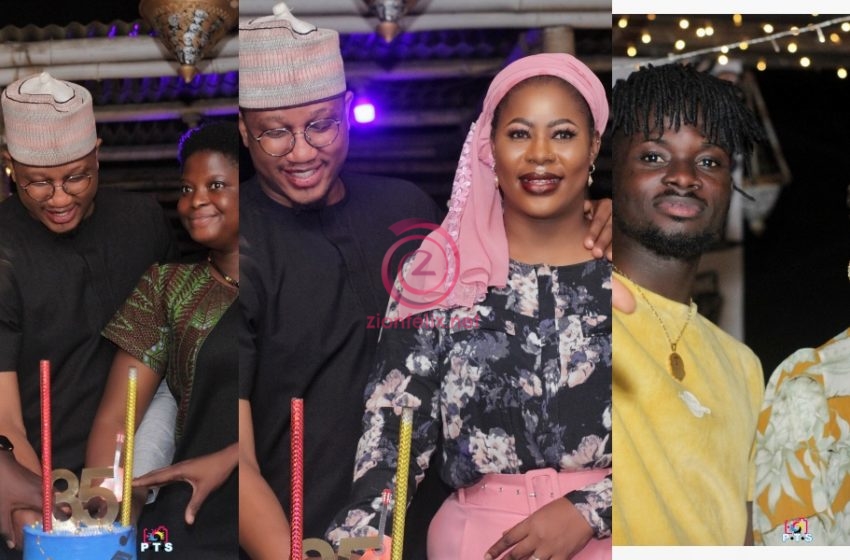 Wife Of CEO Of 3 Music Awards Sadiq Abdulai Abu Throws Surprise 35th Birthday Party For Him; Celebs Attend (See Photos)