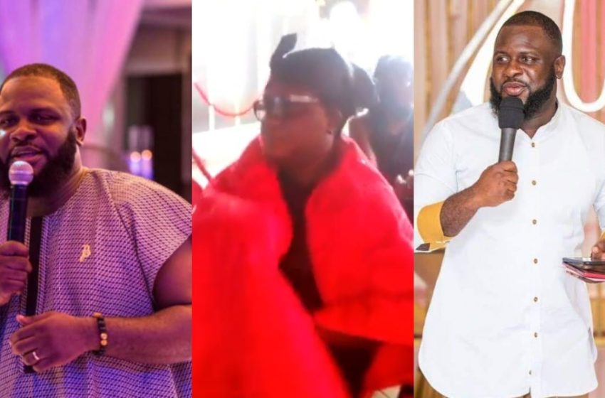 Late Kwadwo Wiafe’s Mum Weeps Sorrowfully As She Buries Her Only Child Today (Watch)
