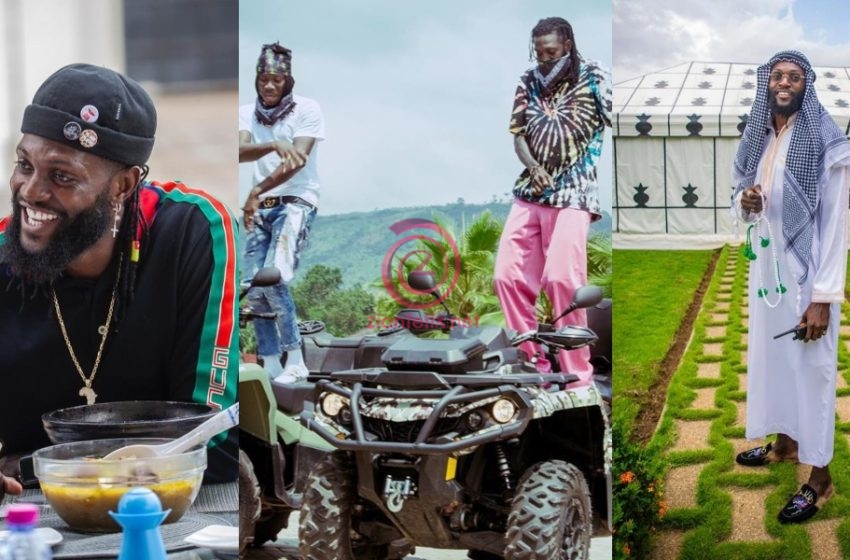 Stonebwoy Visits Adebayor In His Togo Mansion; Sings For Him In New Video As They Chill Together – Watch