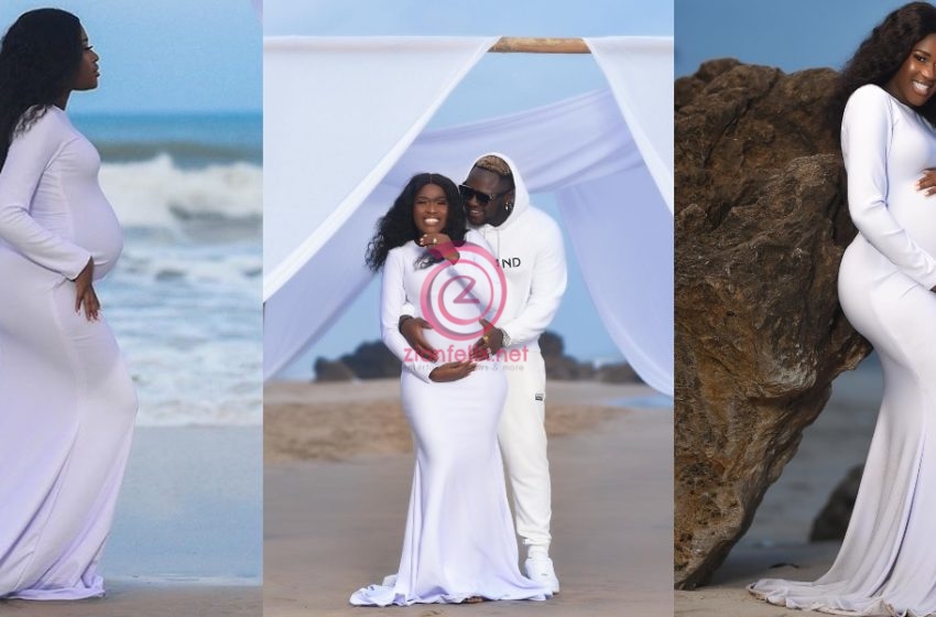Fella Makafui Lits Social Media With Another Exclusive Raw Baby Bump Photo – Top Celebs React
