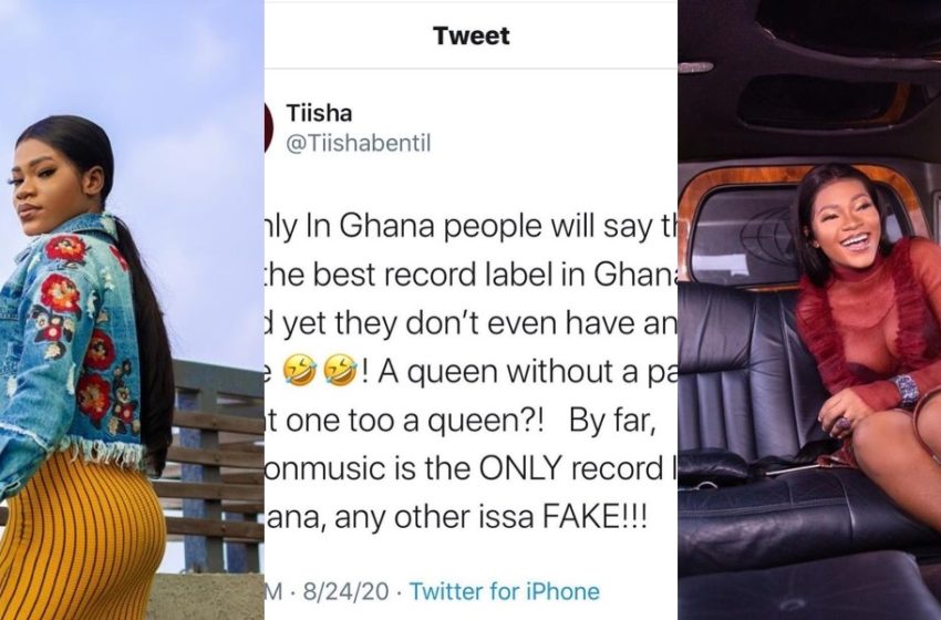 You Have An Office But You Can’t Produce Hit Songs – Social Media User Blasts Tiisha Over “Zylofon Music Is The Only Record Label” Comment (See)
