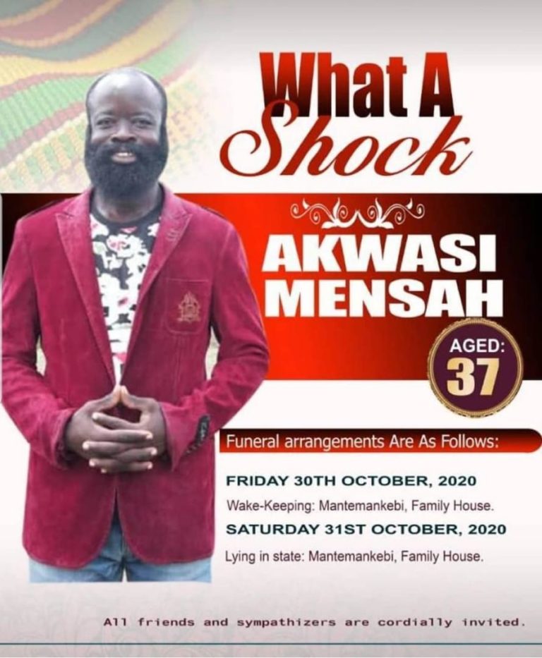 Kumawood Actor Otali Not Dead, Funeral Poster Was For Movie Hype – See Photos