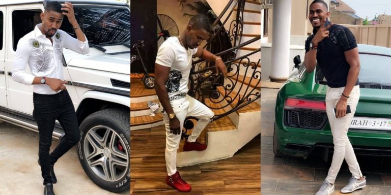 Ghanaian Millionaire Ibrah One Shows Off His New Pretty Girlfriend At A Party In New Video (Watch)