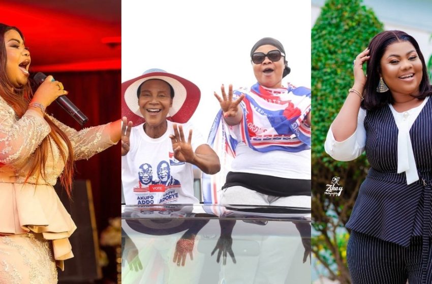Empress Gifty Abandons NDC As She Joins Her Husband On NPP’s Campaign (See Photos)
