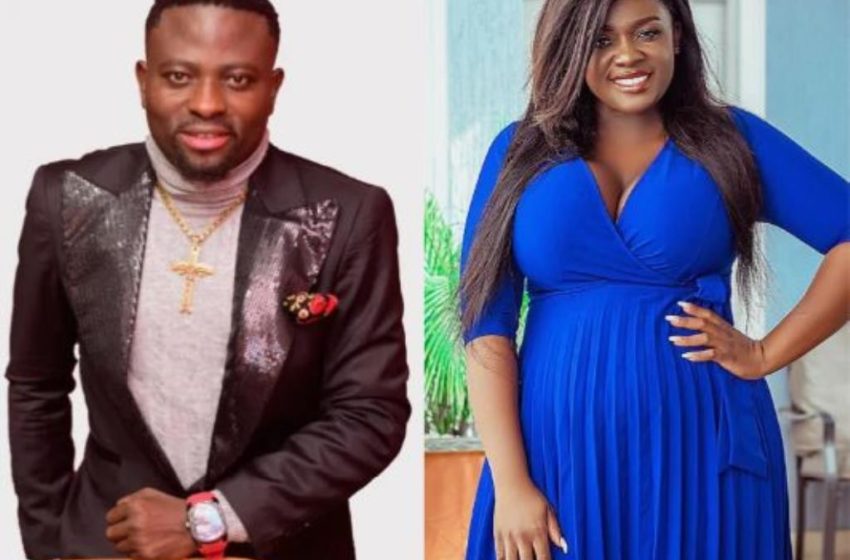 Romantic Treat: Brother Sammy ‘Pampers’ Tracey Boakye’s Feet In New Video – Watch