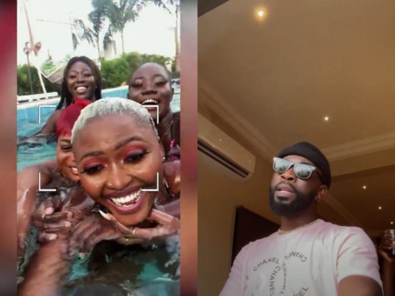 Bisa Kdei Shoots Music Video In His Mansion For The First Time With Half-Naked Girls – Watch