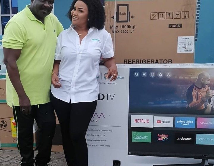 McBrown Dashes Koo Fori TV, Fridge, Other Appliances After His House Burnt – See Photos