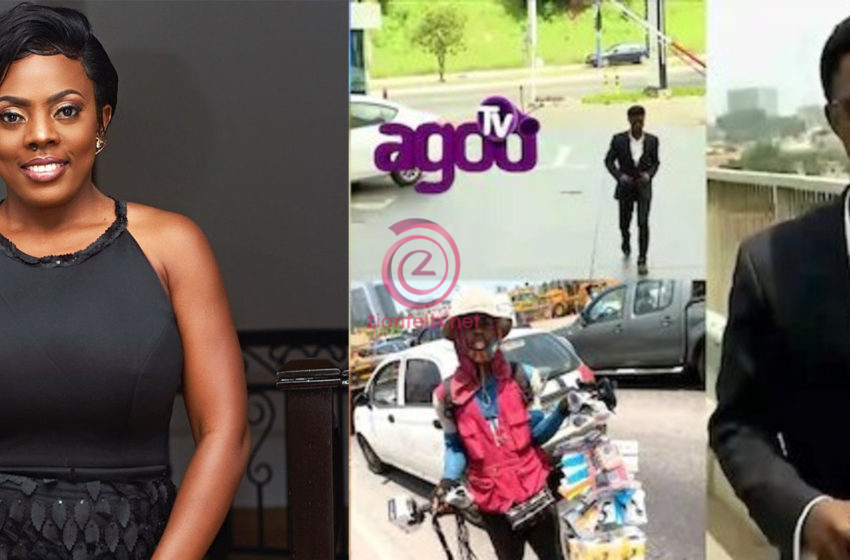 Touching! Nana Aba Anamoah Turns Popular Street Hawker She Met Recently Into A TV Presenter – VIDEO