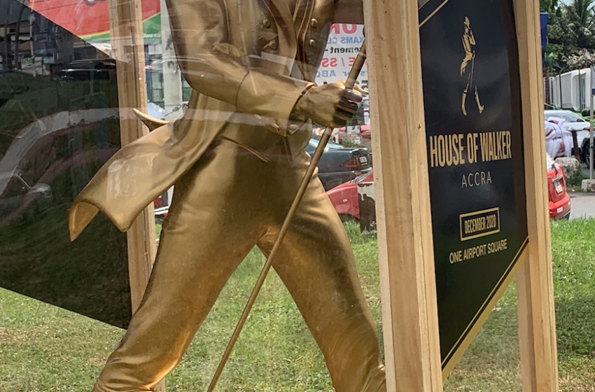 The Striding Man Is Walking Across Accra!