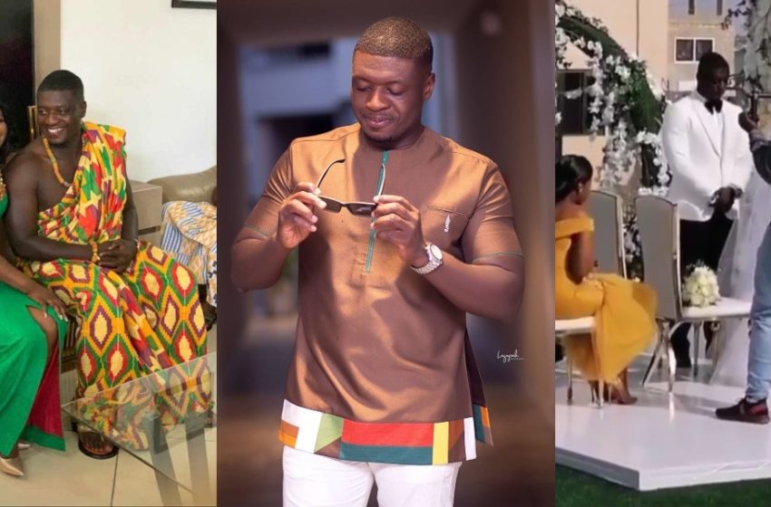 First Video From The White Wedding Of Popular Radio Presenter Lexis Bill Drops Online (Watch)