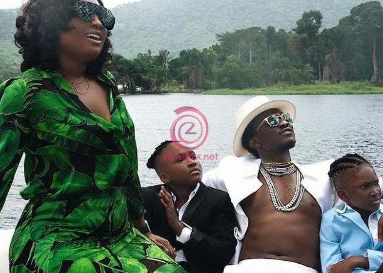 Ghanaian Millionaire, Nana Kwame Bediako Shares Stunning Photos Of His Beautiful And Kids Online As They Chill In Akosombo (Photos)