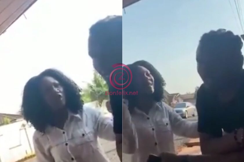 Video Of Cr@zy Accra Ashawo Mercilessly Dealing With A Hard Guy Who Ch0pped Her And Refused To Pay Because He Didn’t Cum Goes Viral