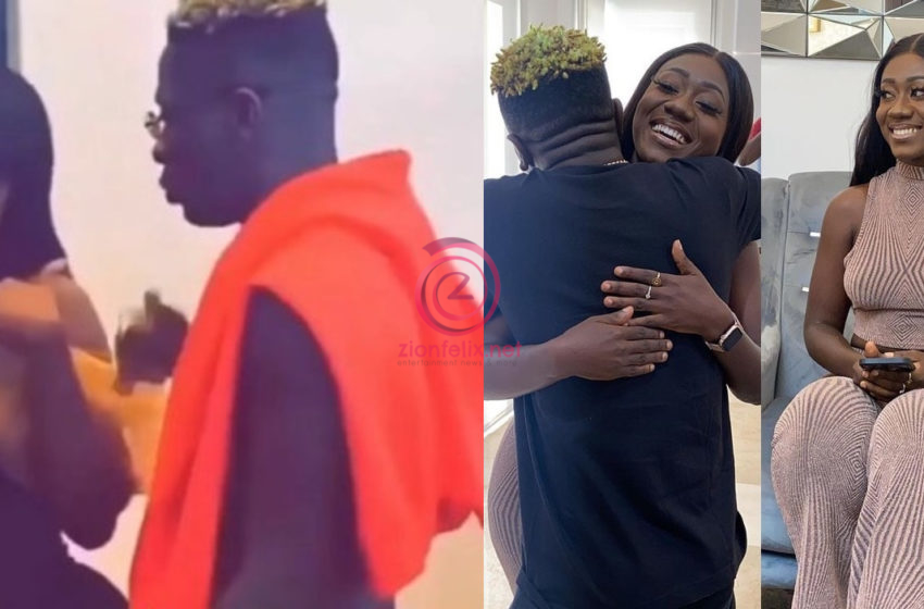 About To Go Down? ‘Secret’ Video Captures Shatta Wale Telling Hajia Bintu To Give Him A Call After their Video Shoot – WATCH