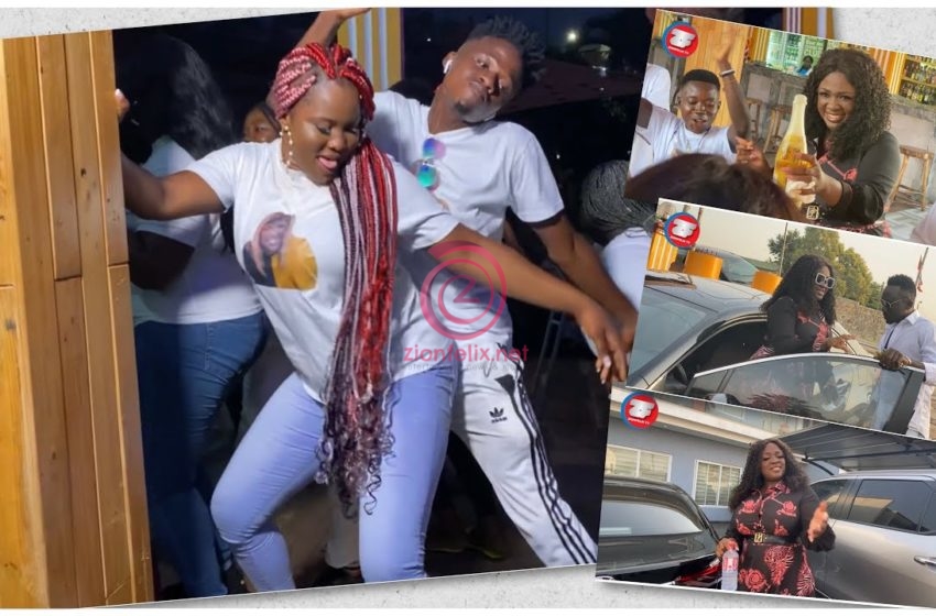 Tracey Boakye Celebrates Christmas With Die-hard Fans, Gifts All Of Them Hampers