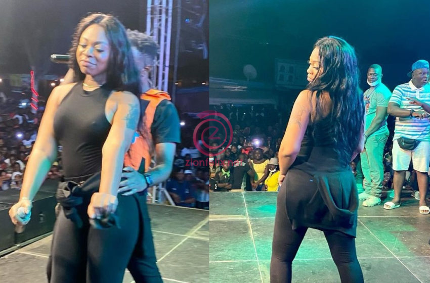 Singer Nautyca Seriously Grinds Shatta Wale’s Baby Mama, Michy On A Big Stage Publicly (Video)