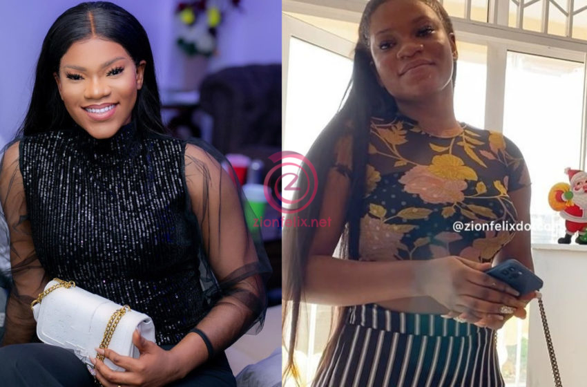NAM 1’s Girl, Tiisha Shows Up For A Public Gathering Without Makeup And Flaunts Her iPhone 12 (Video)