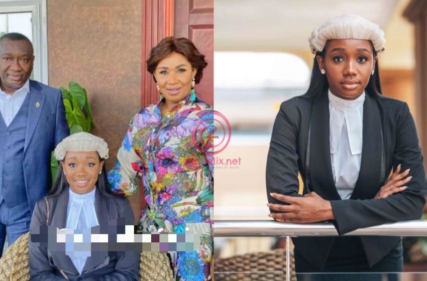 Despite’s Brother, Dr. Ernest Ofori Sarpong’s Intelligent Daughter Graduates From Law School (Exclusive Photos)