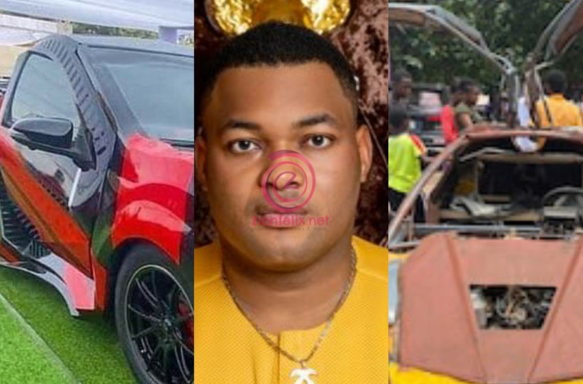 Kwadwo Sarfo Jnr Responds To Allegations Of Stealing JHS Boy’s Idea To Manufacture Flying Door Kantanka Car