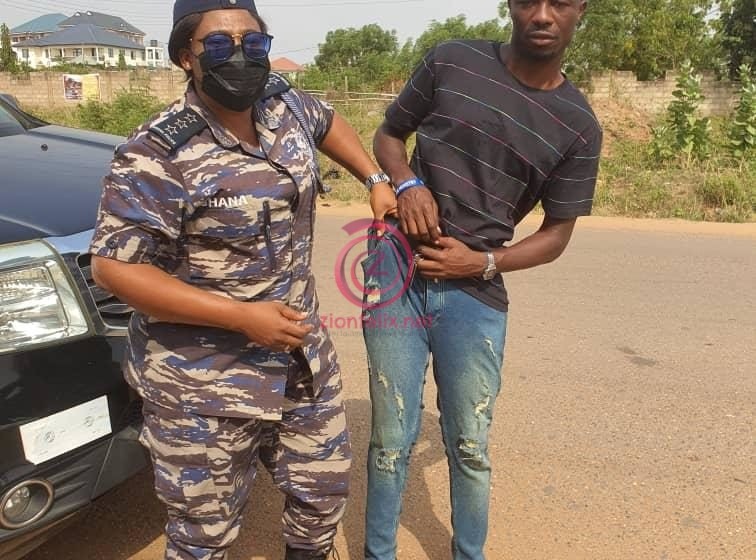Kwaku Manu Is In Trouble As Hajia Police ‘Arrests’ Him For Flouting COVID-19 Safety Protocol (Watch Video)
