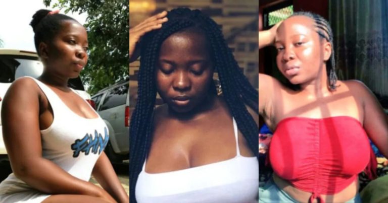 Unrepented Akua Saucy Shares Video To Blast People Attacking Her Over The Le@k Of Her N^des – Promises To Drops More Videos Showing Her Naturally Big T0t0 (Video)