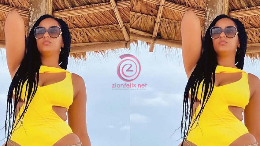 Juliet Ibrahim Flaunts Her Enviable Curv3s As She Poses In Bik!ni At The Beach (PHOTOS)