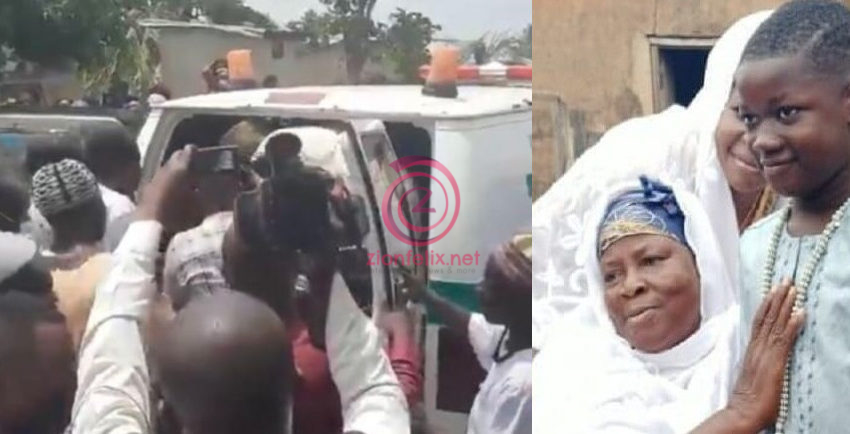 Sad Video Of The Moment The Body Of The 10-Year-Old Kasoa Boy, Ishmael Arrived At Their Family Home Today Before Burial Surfaces Online