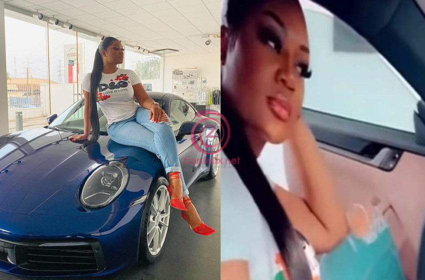 Watch Video Of An Exclusive Interior View Of Sandra Ankobiah’s Over Ghc600,000 Worth Brand New 2021 Porsche 911 Carrera