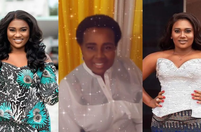 Abena Korkor Shows Off Her Beautiful Mother For The First Time On Social Media (Watch Video)