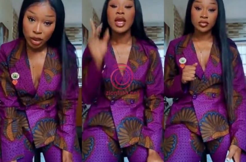 Efia Odo Shames Critics As She Dressed Up To Make A Bold Statement To #FixYourself Campaigners (Video)