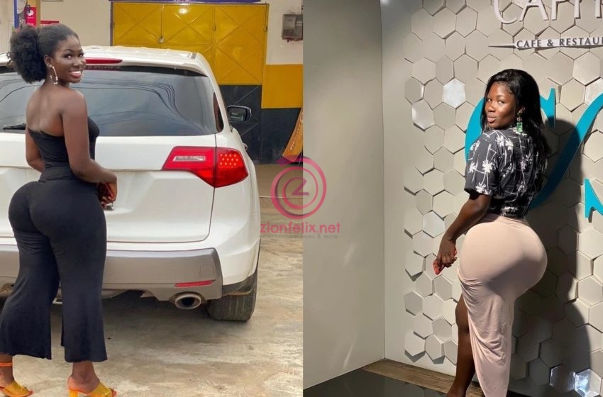 Heavy Back Model, Abena Cilla In Shock As Her Photos Flaunting Her Big Back Gets Crazy Reactions Over The Ones She Covered Up (+Photos)