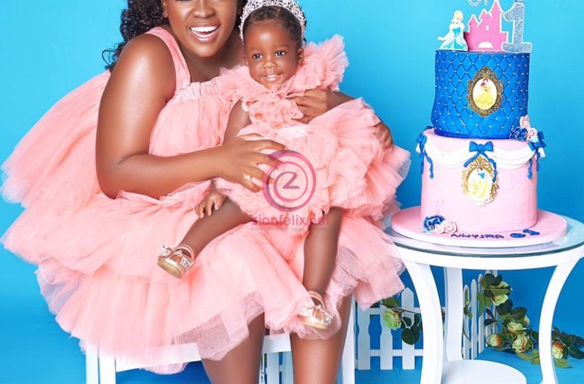 Tracey Boakye’s Beautiful Daughter, Akua Nhyira Glows Like A Little Angel In Fresh Adorable Photos