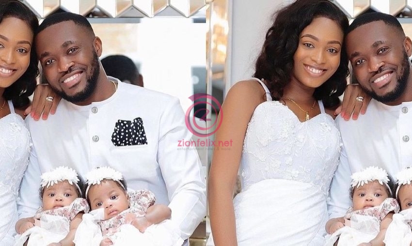 Cute Photo Showing The Face Of Kennedy Osei’s Growing Daughter Surfaces Online