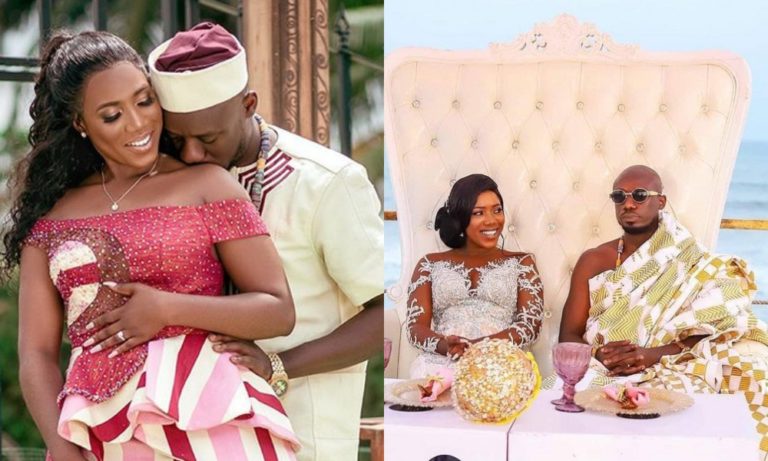Nkonkonsa Finally Apologizes To His Wife For The Abena Korkor Brouhaha As They Celebrate Their Second Marriage Anniversary