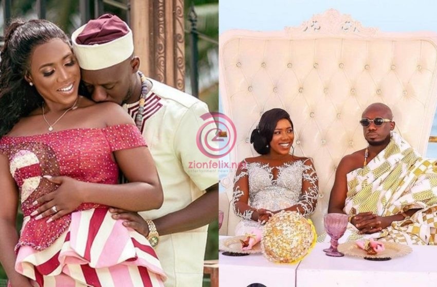 Nkonkonsa Finally Apologizes To His Wife For The Abena Korkor Brouhaha As They Celebrate Their Second Marriage Anniversary