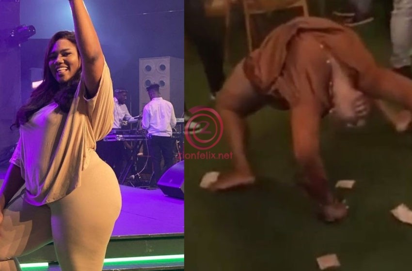 VIDEO: Abena Korkor Shuts Down Party As She Takes Over The Dancefloor And Gives Guests ‘Free Show’ In Her Short Dress