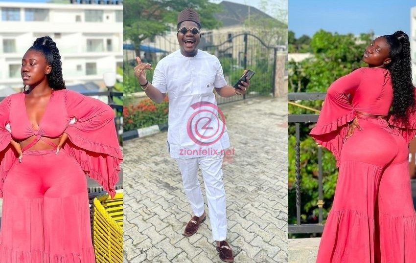 Hajia Bintu’s Fresh Photos Flaunting Her Mountanious B*tts In A Tight Dress Gets Massive Endorsement From Nigeria Comedian, Mr Macroni