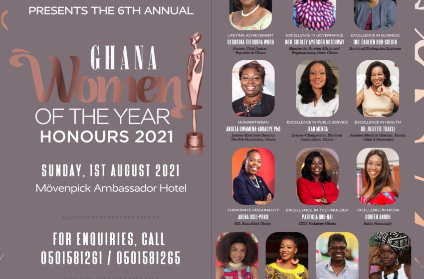 6th Ghana Women Of The Year Honourees Announced