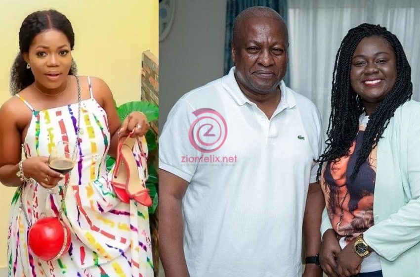 Mzbel Threatens To Drop Big Secret As She Clashes With NDC Lady On Social Media Over Former President Mahama (+screenshots)