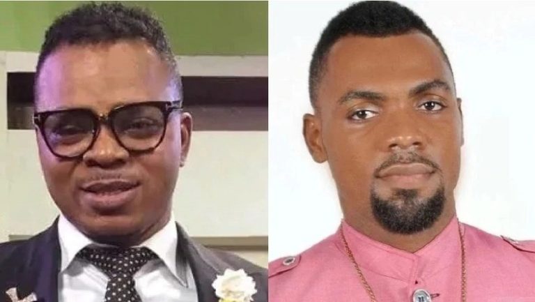 Video: Rev Obofour Calls Bishop Obinim On Live TV To Confirm The Date For His Father’s Funeral