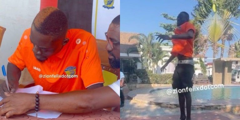 Actor Lilwin Turns Footballer; Signs A Two-Year Deal With New Edubiase United Football Club – Watch Videos