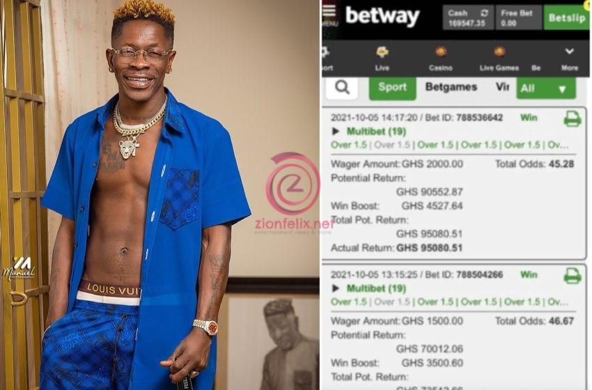 Betway Congratulates Shatta Wale For Winning Over Ghc169,000 (+screenshots)