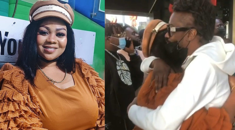 Empress Gifty Gives Dancehall Artist, Bennie Man Warm Hug As She Meets Him For The First Time As A Longtime Admirer – Watch Video