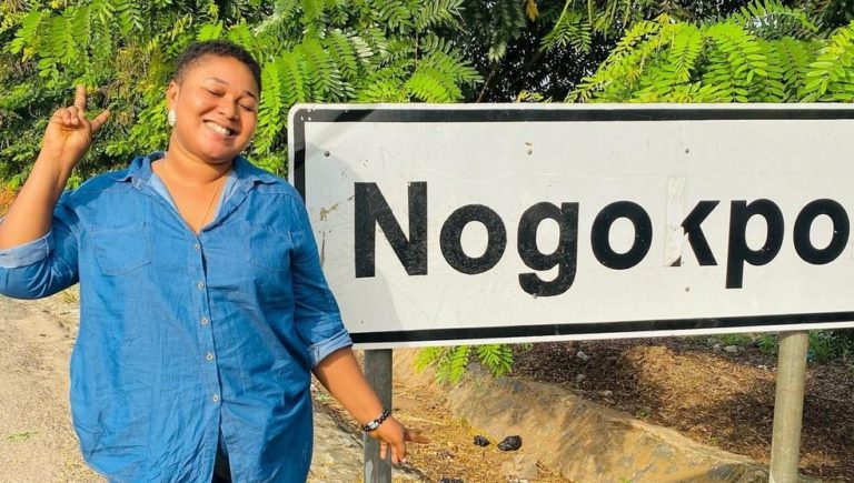 Xandy Kamal Spotted At Nogokpo Days After Announcing Her Divorce (+Photos)