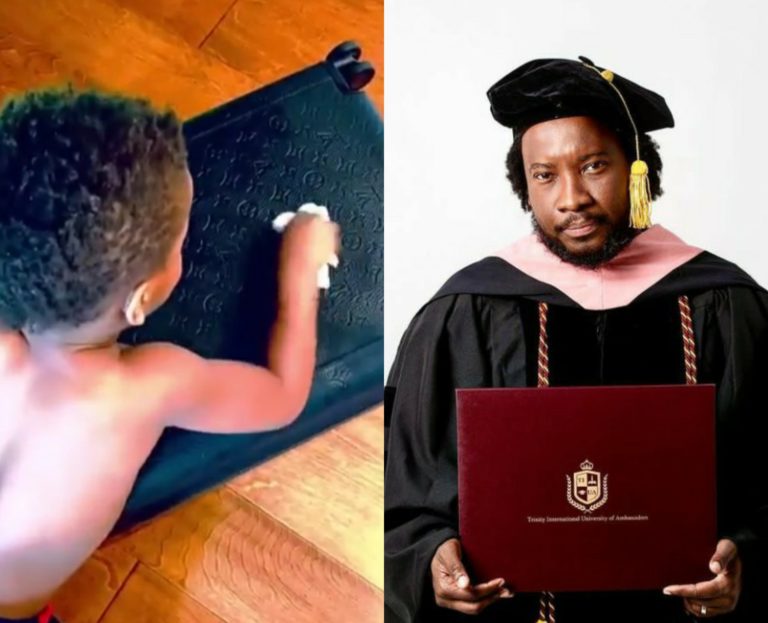 Watch What Sonnie Badu Did To His Son After He Drew On His $5200 LV Bag