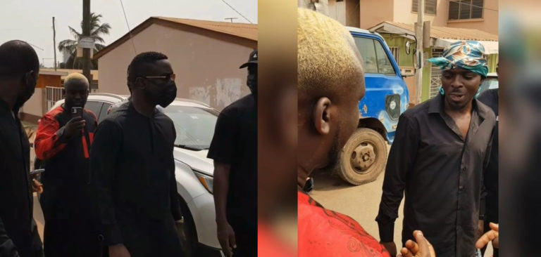 Sarkodie, Wode Maya, Comedian Waris, And Other Stars Show Up At Comedian SDK Dele Father’s Funeral To Commiserate With Him – Videos