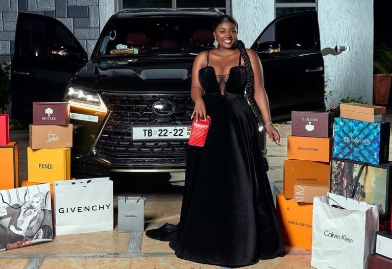Tracey Boakye Shows Off Her Customized Lexus LX 570 Worth Over Ghc543K As She Celebrates Her 31st Birthday – See Photos