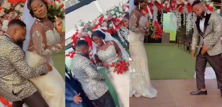 Videos Of TikTok Star, Asantewaa Getting Married To His Manager Surfaces Online