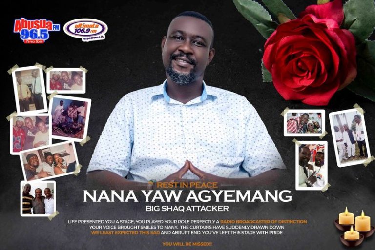 You Will Be Missed – Abusua FM Mourns Deceased Presenter, Big Shaq